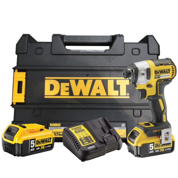 DCF887P2-GB 18V XR Brushless Impact Driver - 2 X 5Ah - Image 2